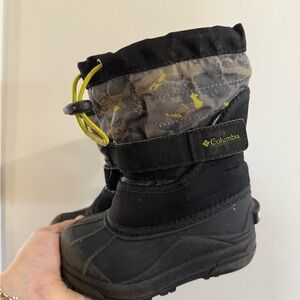 Columbia Kids Black Winter Boots